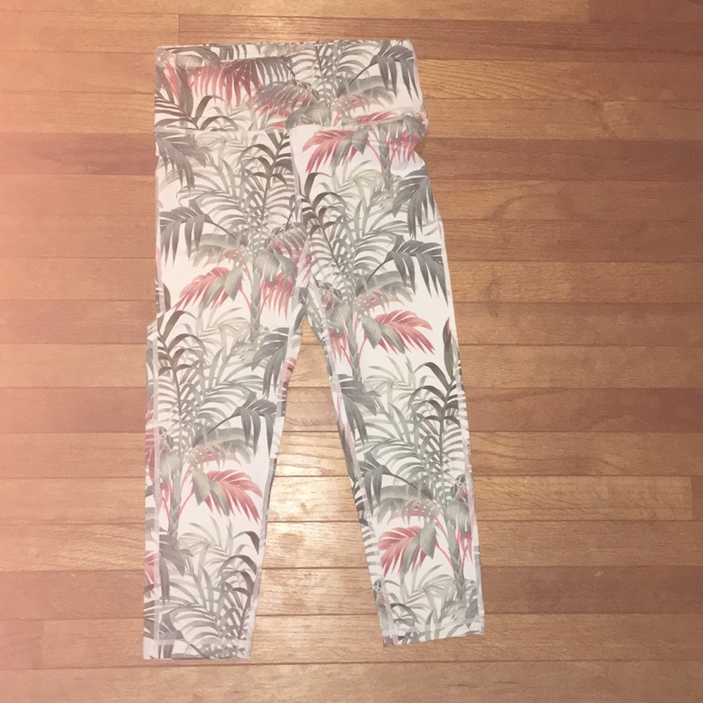 3/4 printed leggings